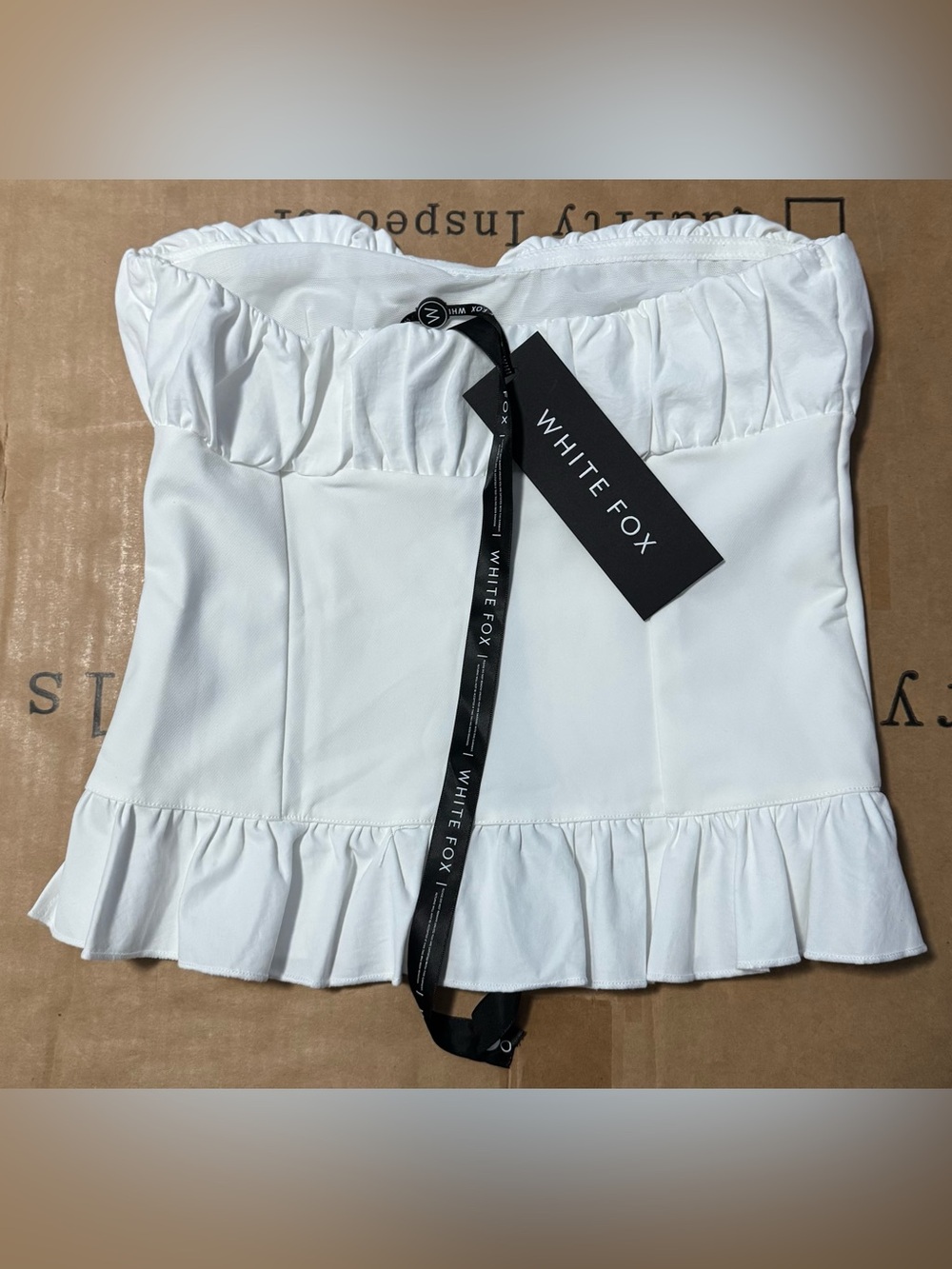 White Fox All For You Strapless Top - Picture 5 of 11